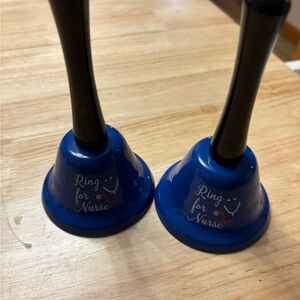 Blue 'Ring for Nurse' Bells Set of 2